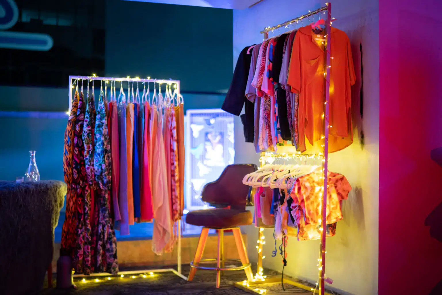 puesto de bazar en evento esta jevi