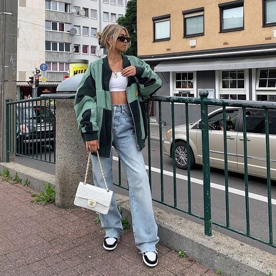 look streetwear dama