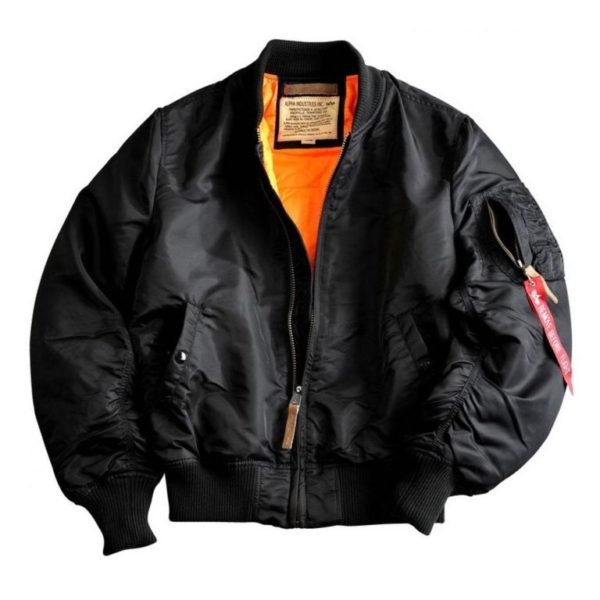 varsity chaqueta negra